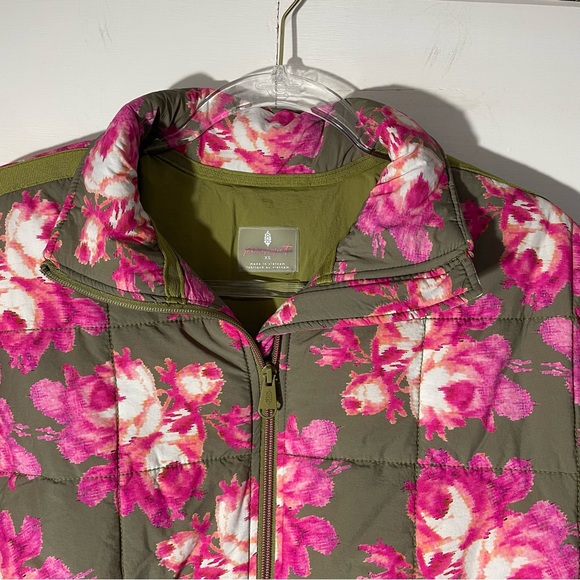 Free People Movement Printed Pippa Packable Puffer Quilted Jacket Sz XS - Picture 3 of 14